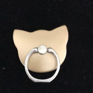 NEW Gold color cat face kickstand 🐈